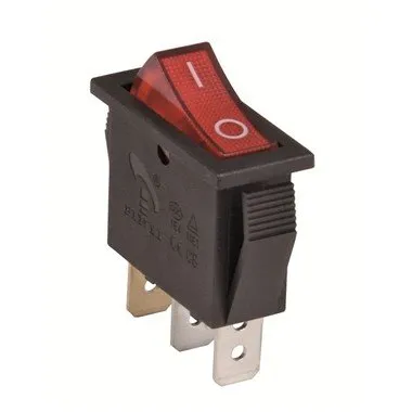 Commutateur à bascule de taille rectangulaire